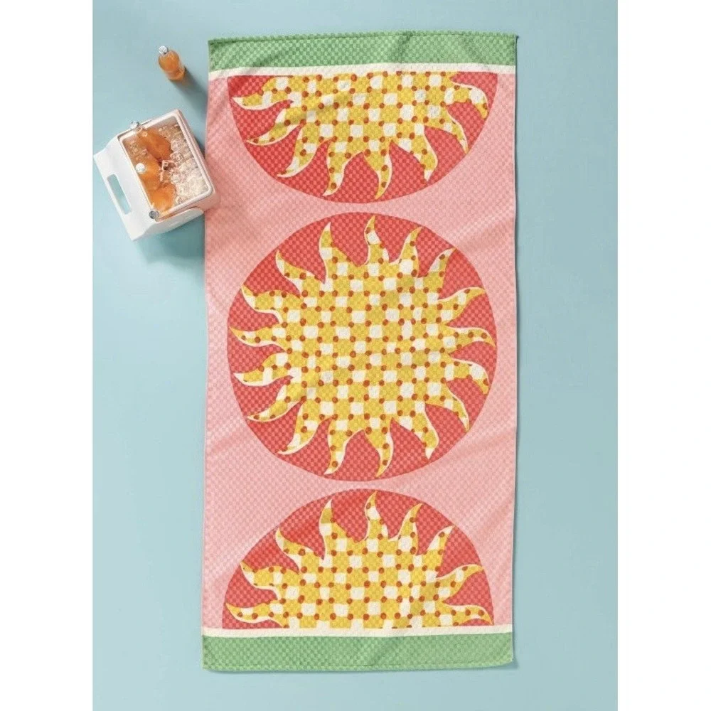 Sun Beach Towel - Room Essentials - 100% Cotton, 72in x 36in NEW
